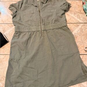 J. Crew Olive Mini Dress